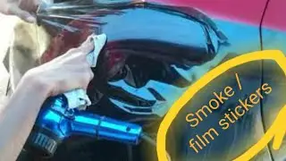How to Wrap Vinyl Smoke at the back lights of SUZUKI SWIFT
