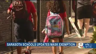 Sarasota Co. updates mask exemption forms for school mask mandate, excluding some doctors