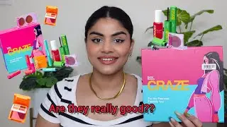 *NEW* Craze Collection by Swiss Beauty | First Impression ! Makeup Launches/ Beauty Haul | Review