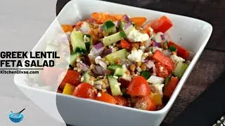 Greek Lentil Feta Salad