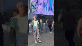 Justin Bieber spotted at Coachella Valley Music and Arts Festival (April 16)
