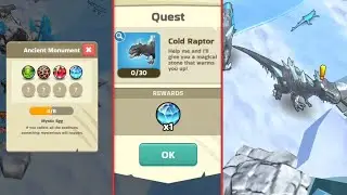 Dinosaur Universe Chapter 2 Area Iceland Hunting Ice T-REX 30 Times For Mystic Stone # 4
