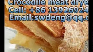 Crocodile meat dryer