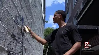 Admire public art in public green spaces