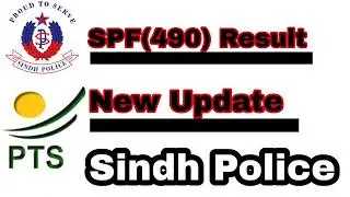 SPF(490) Result New Update Sindh Police 🚔🚨