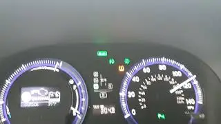 Speed ​​test for Lexus hs250 190 km max