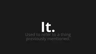 How to pronounce It.
