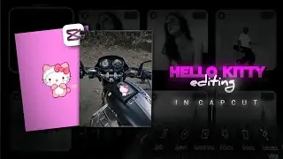 Hello kitty tutorial in capcut | Capcut trending video editing|Instagram trending reel edit