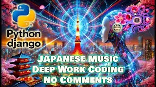 Japanese Music Coding - DjangoAI App Coding 1 - JPop - Deep Work Focus 1H #django #ai #japanesemusic