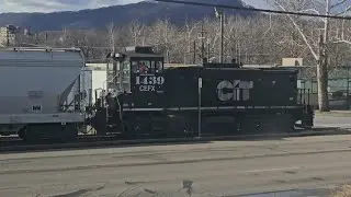 CIT GP15D Locomotive Switching Cars - Kingsport, TN