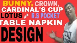 HOW TO FOLD TABLE NAPKIN DESIGN # 1