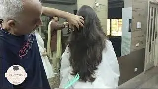 Haircut Transformation | Long Layer Hair Cut By Khalid Bhai Stylist | Hollywood Salon Faisalabad