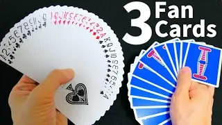 3 Fan Cards Tutorial for Beginners - Card Magic Basics