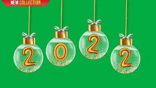 Green Screen 2022 New Year Animation | 4K | Global Kreators