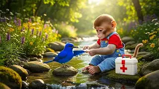 👉 A Heartwarming Rescue as Coco Saves an Injured Baby Bird on the Farm 🐦💛 | COCO LIFE