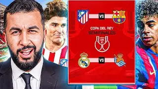 COPA DEL REY SEMI FINALS DRAW CONFIRMED! (REACTION)