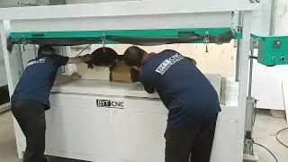 Car Dashboard Leather Wrapping Machine &ndash; Full Vacuum Forming Process Demonstration