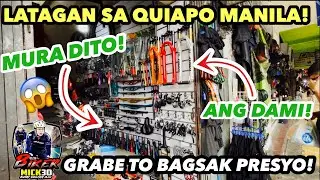 LATAGAN SA QUIAPO MANILA BAGSAK PRESYO ANG BIKE PARTS PUNTAHAN NYO TO! 