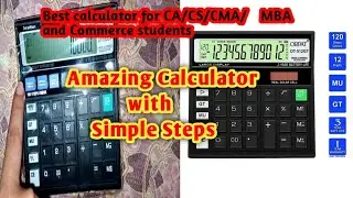 Calculator Unboxing & full Review with demo | how to use calculator | Arzooajuuu