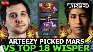 ARTEEZY picked MARS OFFLANE vs TOP 18 RANK WISPER