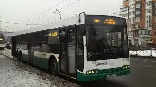 Волжанин 6270 06 борт 6215 по маршруту 102 СПб поездка