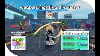 new UPDATE 161 in roblox weapon fighting simulator!