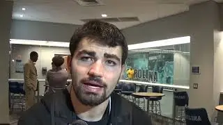 N C  State UNC Luke Maye postgame interview