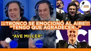 TRONCO SE EMOCION&Oacute; AL AIRE Y FESTEJ&Oacute; POR SER ELECTO: 