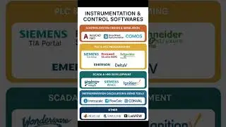 Instrumentation and Control Softwares #software #Instrumentationsoftware #controlsystems #control