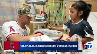 Patients Help Decorate Logan O'Hoppe's Chest Protector- KABC