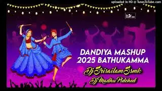 Dandiya Mashup Baathukamma Spl 2025 Dj Srisailam Ssmk Dj Madhu pidched 