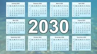 2030 Calendar