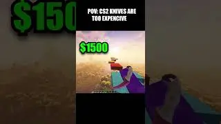 POV: You can't afford CS2 Knives... #shorts #cs2 #minecraft