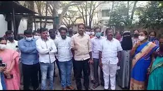 Harshavardan Reddy with Ranga reddy Teachers about abolish of GO 317