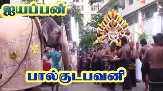 ஐயப்பன்  பால்குடபவனி  #64.உபசார திரவ்ய அபிஷேகம்# யானையுடன்  வந்த ஐயப்பன்