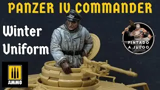 How to Paint Panzer IV Commander in WINTER UNIFORM