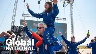 Global National: July 11, 2021 | Billionaire Branson travels to edge of space and back