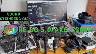 THỬ ÂM THANH AKG C3000/SHURE BG 5.0  SOUND CARD STEINBERG CI2