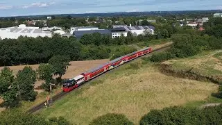 218 497 DB FZI Cottbus erste Einsätze auf der Vogelfluglinie