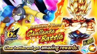 CELEBRATE 6TH ANNIVERSARY CHALLENGE BATTLE SCREAM | Dragon Ball Legends