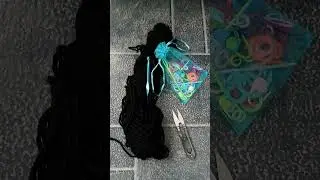 Crochet black bag,I'm sooo proud of myself 😁I will be making sooo many more bags!!!#crochet#art#cute