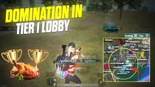 DOMINATION IN TIER 1 LOBBY 🔥 | IQOO NEO 6 BGMI COMPETITIVE GAMEPLAY | BGMI T1 LOBBY
