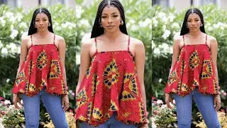 How To Make A Circle Top With Straps | Easy Cutting And Stitching Tutorial. @stitchesbytale 