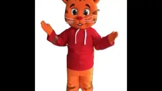 Daniel The Tiger Mascot Costume Rentals Adult Size FUNFACTORYPARTIES.COM