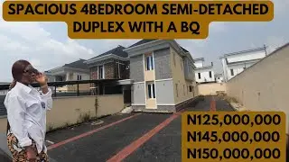 HOUSE FOR SALE IN AJAH LEKKI NIGERIA; 4BEDROOM SEMI-DETACHED DUPLEX WITH A BQ.#realestate  #youtube