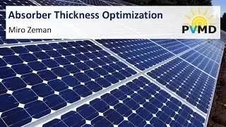 Reducing losses - absorber thickness optimization
