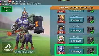 Limited Challenge: Tarkus Past Stage 6 Challenge - Lords Mobile | Escape Stage | Clear Without Rose