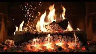 8K Ultra Realistic Fireplace 🔥 Real Fire Crackling Sounds | Deep Relaxation & Sleep
