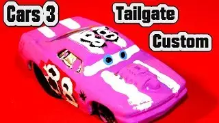 Pixar Cars 3 Custom Tailgate Demolition Derby Crazy 8 Race Cars with Primer Lightning McQueen Cars