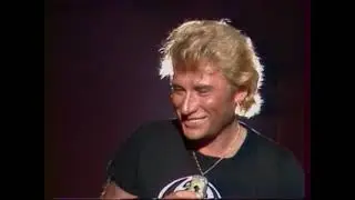 Johnny en répétitions et en duplex du Palais des Sports (14.09.1982)